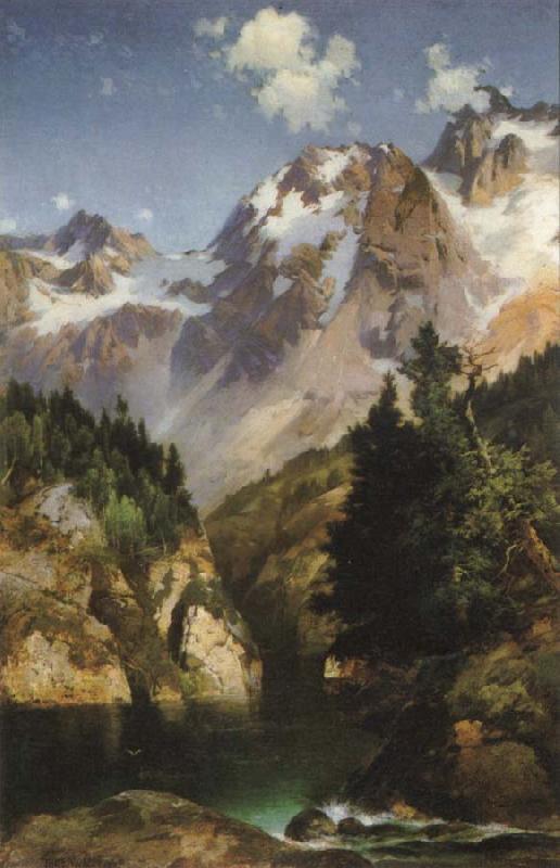Thomas Moran Idaho Territory oil painting image